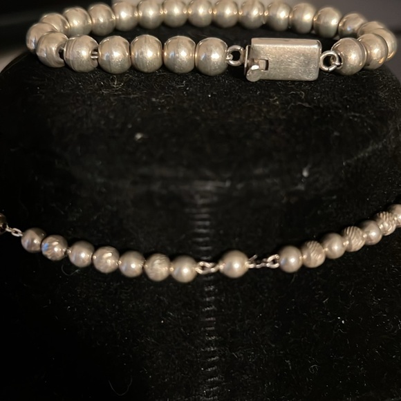 Sterling silver beaded set - Picture 5 of 6